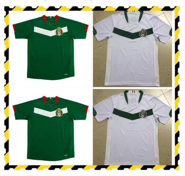 

2006 mexico retro soccer jersey r.marquez vintage c.salcido g.franco camiseta de futbol home blue away white football shirt, Black;yellow
