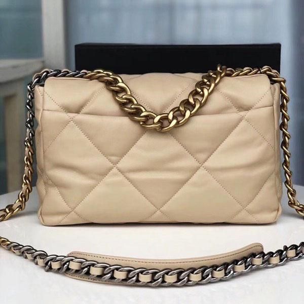 

2021 handbags 19 for gold chain genuine leatherluxury designer classic women brand fashing bags shoulder messenger goatskin bag crossbody se