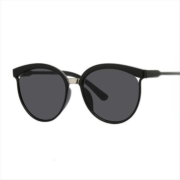 

vintage black cat eye sunglasses women fashion brand designer mirror cateye sun glasses for female shades uv400, White;black