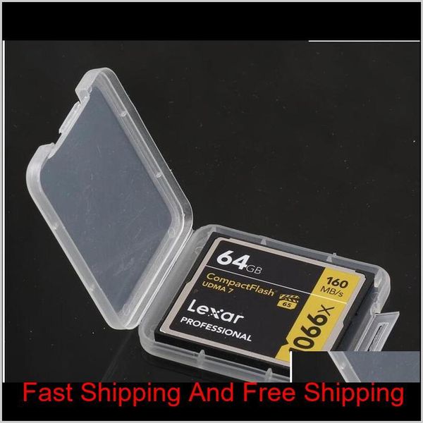 

new protection case card container memory card boxes cf cards tool plastic transparent storage box mini cf card ea qylxac wrhome