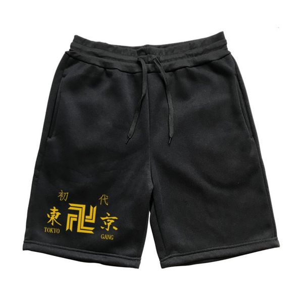 

men's shorts 2021 anime cartoon tokyo revengers short pants men / women harajuku sweatpants fashion summer trousers, White;black