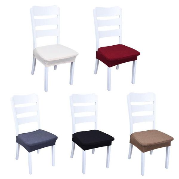 

chair covers solid color soft cover waterproof household items fabric simple stretch split stool seat wholesale