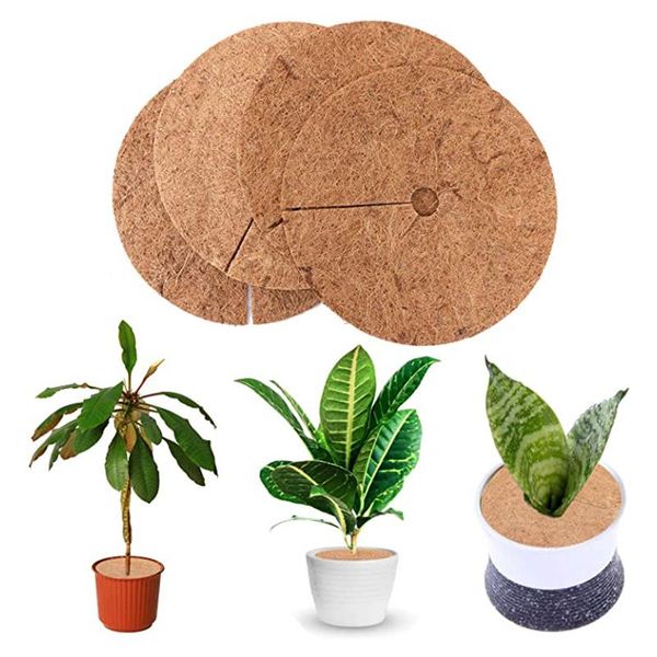 

planters & pots flowerpot mat anti-growth grass potted ring tree protection coconut flat ground gardening jdh88