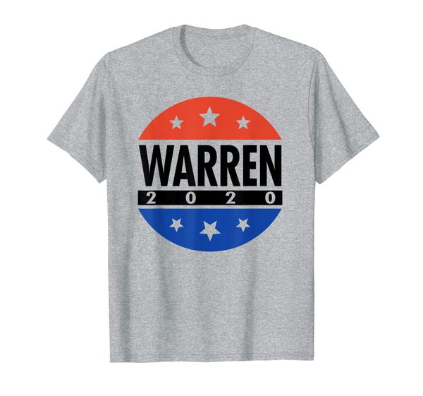 

vintage elizabeth warren 2020 democrat president campaign t-shirt, White;black