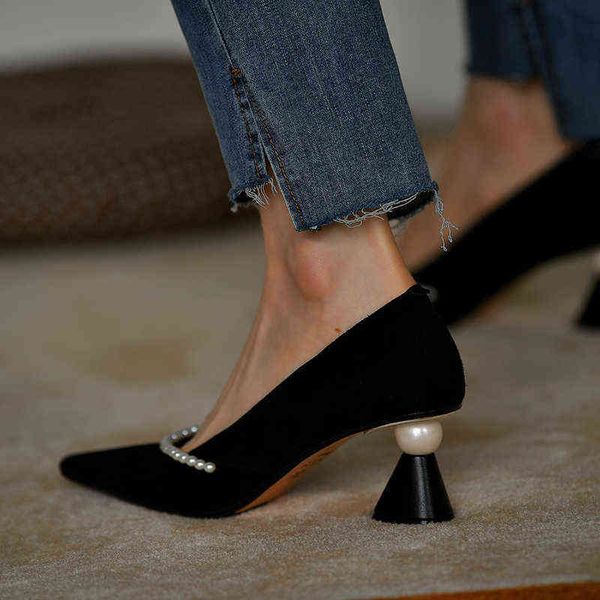 

shoes 2022 woman pumps for women heels wedding elegant party black high lady