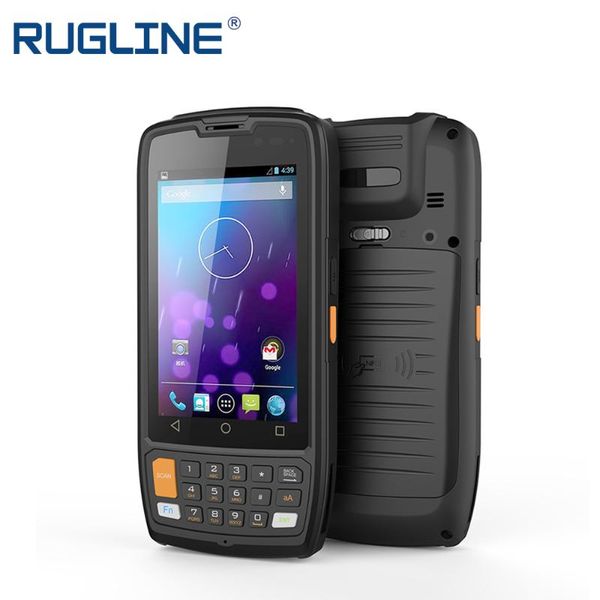 

rugline mtk8735a quad core 4 inch screen 4400mah battery 1d 2d barcode scanner android 8.1 pda