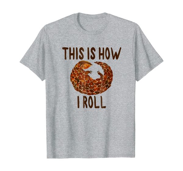 

this is how i roll t-shirt animal lover anteater humor tee, White;black