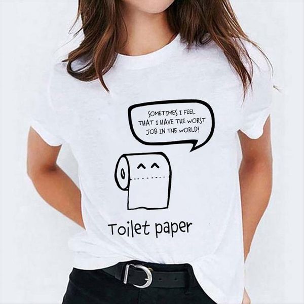 

summer graphic tee o neck womens t shirt white funny girls i survived the toilet paper outage of