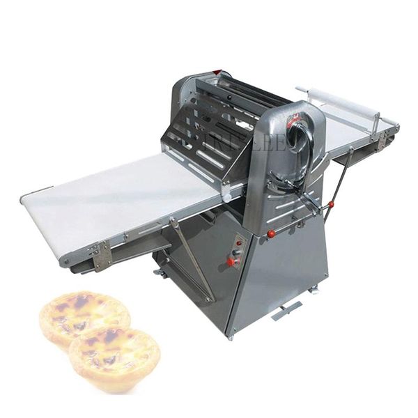 

food processors 400mm working bench puff pastry machine restaurant tanding pizza pie dough sheet bread roller shortening making