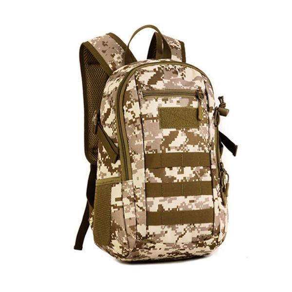 

backpack 12l military camping outdoor hiking waterproof double shoulder climbing durable soft camouflage schoolbag reflective
