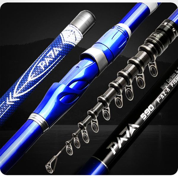 

josby fishing rod 6.3m 5.4m 4.5m 3.6m 2.7m portable mini rock spinning fish pole