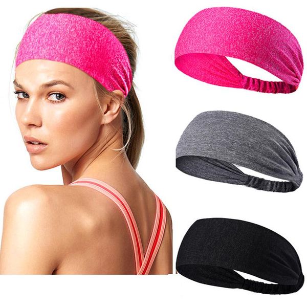 

sweatband double-layer sports yoga stretch headband antiperspirant quick-drying sweat guide headband, running fitness, Yellow;black