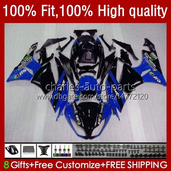 Kawasaki Ninja ZX 6R 600 CC 63 636 ZX6R 09 10 11 12 13N.63 ZX600 ZX636 ZX-636 600CC 2009 2010 2012 ZX-6R ZX600C 2009-2012 OEM Perileri Parlak Mavi