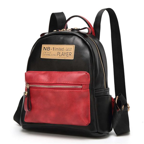 

fashion guangzhou women's bag early spring 2021 new korean splicing cute backpack