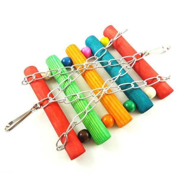 

colorful pet bird swing parrot hammock durable bite resistant play toy training entertaining environmentally fr jllsms trustbde