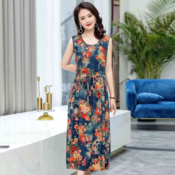 

elegant long printing party sleeveless womens dresses casual slim summer a line tank, Black;gray