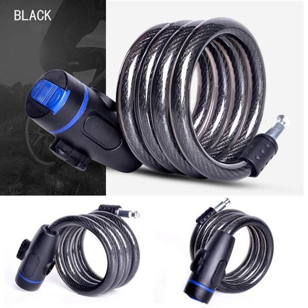 

bike locks 2021 1.2m steel cable lock bicycle road mountain anti-theft security