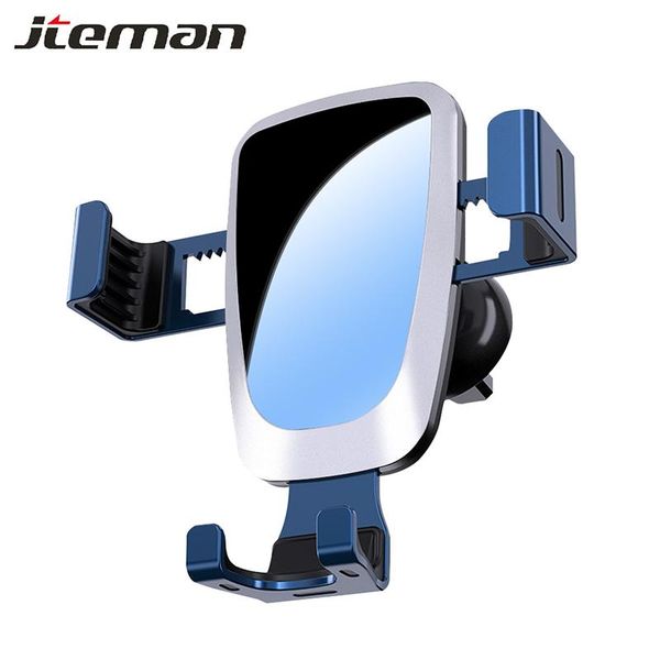 

cell phone mounts & holders universal aluminum alloy gravity car holder air vent mount mobile stand telefon gps support auto accessories
