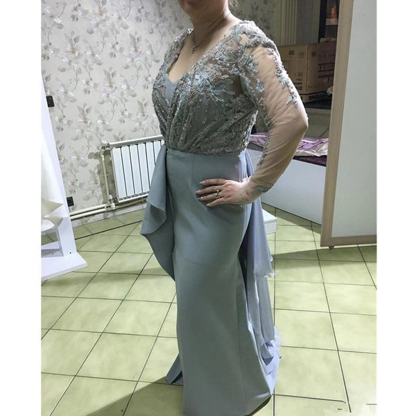 

arabic lace beaded mother of bride dresses long sleeves sheathformal evening party gowns, Black;red