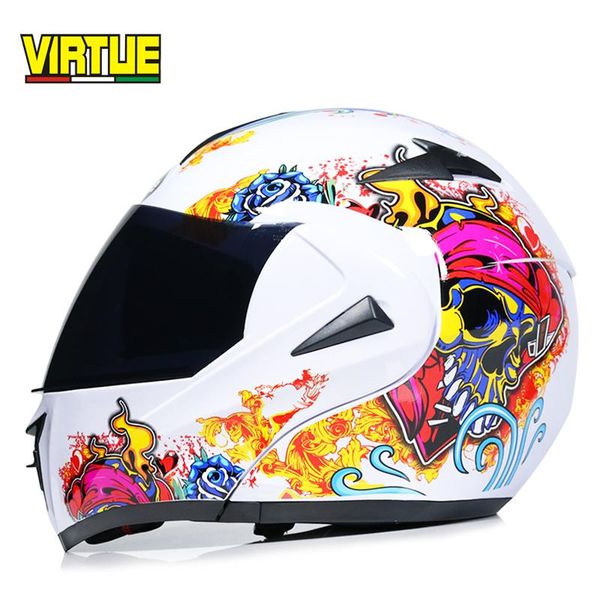 

motorcycle helmets helmet double impact complete mask for married men and women