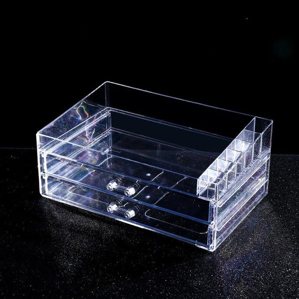 

bathroom storage & organization transparent makeup cosmetics jewelry organizer clear lipstick cosmetic brush box 2021 products spot supplier