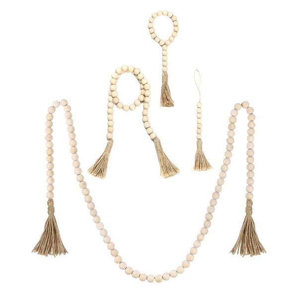 

decorative objects & figurines wooden nordic style hanging beads home wall nursery kids bedroom tassel