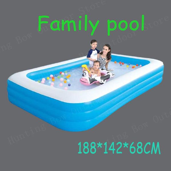 

life vest & buoy portable folding swimming pool outdoor inflatable large children family home
