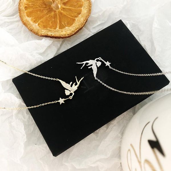 

pendant necklaces miuoxion retro angel star necklace fashion personality punk party jewelry for women feature nmour charm gift all season, Silver