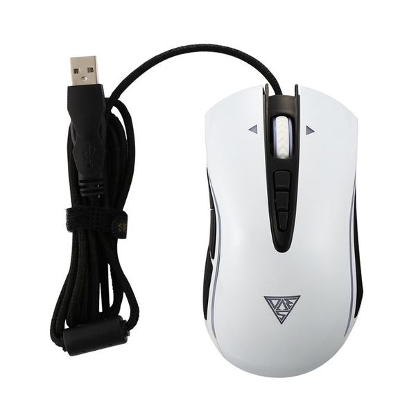 

mice ergonomic optical fire key professional usb wired gaming mouse 6 dpi adjustable breathing led light high sensitivity