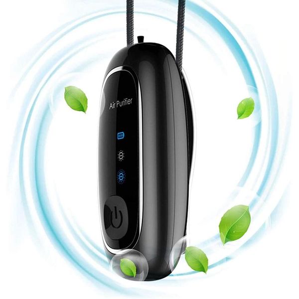 

portable wearable air purifier around the neck or on collar update for both kids and adults air purifier necklace
