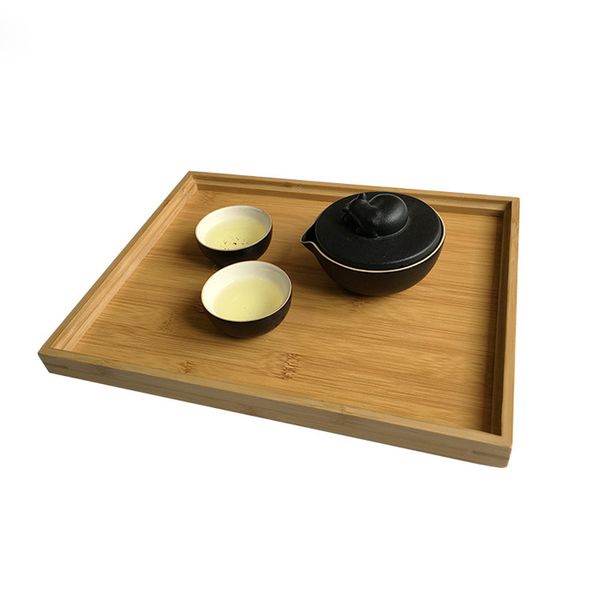 

Bamboo Home Food Fruits Tray Storage Breakfast Serving Plate Snack Dessert Containers Trays Box Plate Dishes