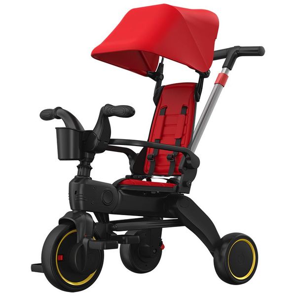 

strollers# 5 in 1 trike baby stroller child bike trailer pedal tricycle three wheel balance