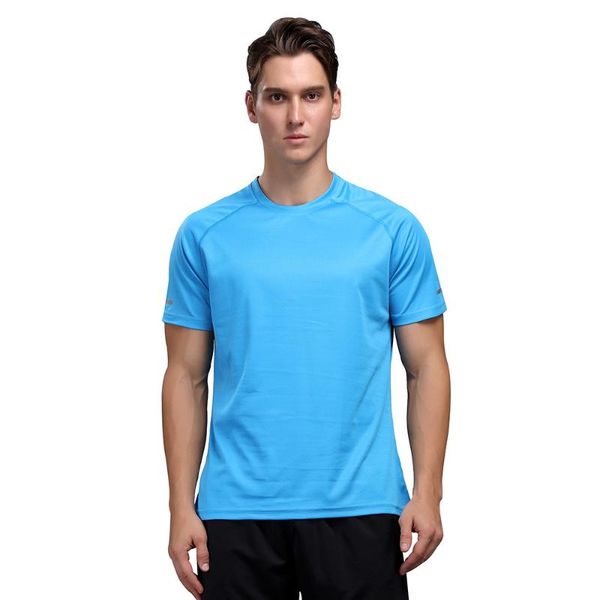 

running jerseys 2021 summer shirt men's fitness gym t-shirt clothing brand sports short-sleeved, Black;blue