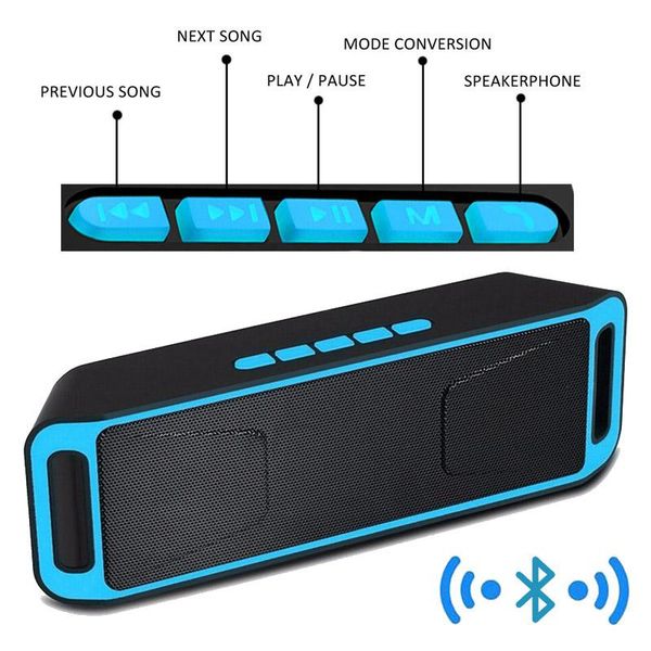 

bluetooth speaker portable 10w speakers sc208