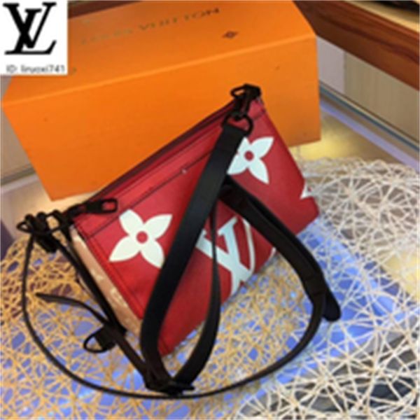 

brand designer luxury 9lk7 m54330 red flower triangle bag women handbags iconic bags handles shoulder bags totes cross body bag clutches