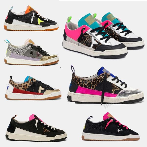 

popular designer golden superstar gose sneakers classic white do -old dirty shoes men and women sport casual platform sho ufb, Black