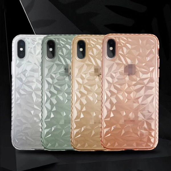

glittering shockproof transparent phone case for iphone x xs max xr 8 7 6 plus soft gel tpu case clear back cover