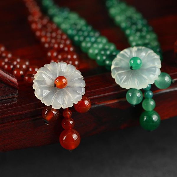 

pendant necklaces ethnic boutique nature stones neck necklace clavicle fashion scar covering wide adjustable, Silver