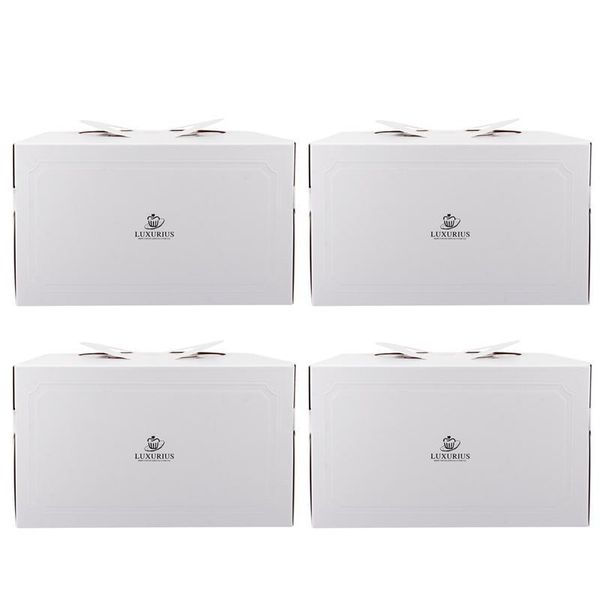 

4pcs portable cake boxes cupcake packing boxes package dessert