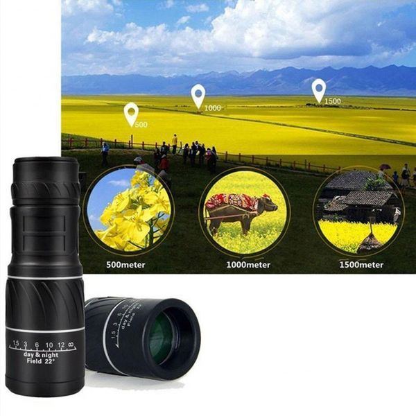 

telescope & binoculars monocular 40*60 zoom dual focusing clear weak night vision pocket camping tools