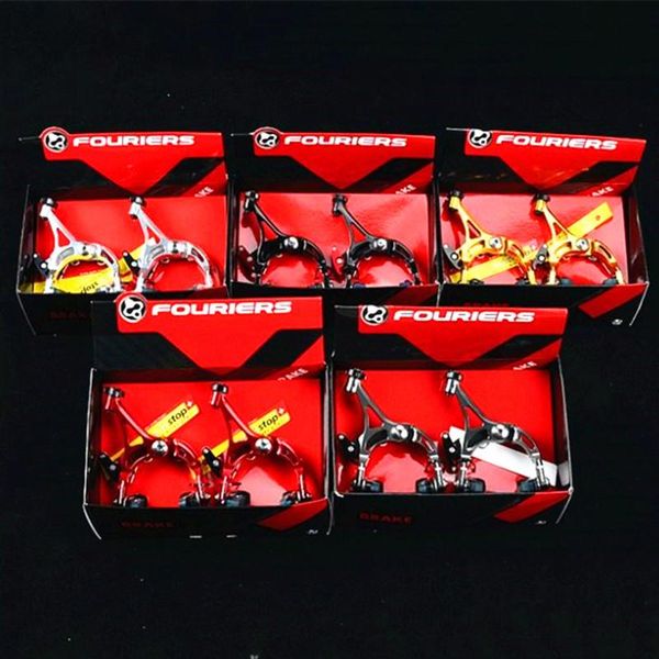 

bike brakes fouriers br-s003 road bicycle extreme lightweight forged caliper brake shoes ultralight aluminum/carbon circle