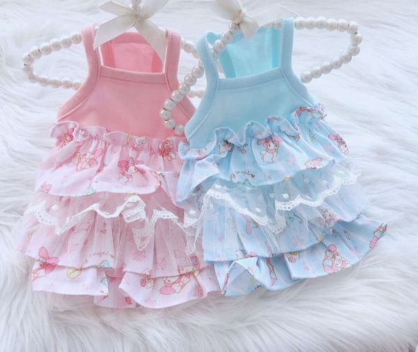 

spring and summer new dream multi-layer cake skirt pet teddy vip dog clothing special price