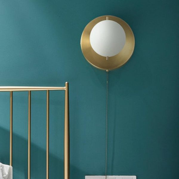

lukloy copper wall sconce living room bedroom wall light postmodern minimalist led copper lamp living room modern lighting