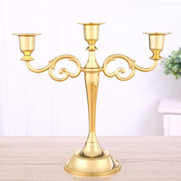 

candle holders gold/black metal pillar candlestick wedding stand for decoration home decor candelabra