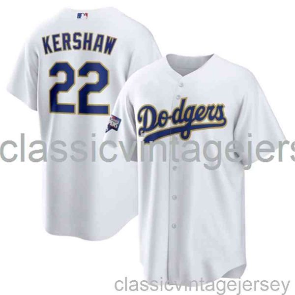 

clayton kershaw #22 baseball jersey xs-6xl stitched men women youth baseball jersey, Black