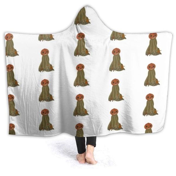 

blankets halloween blanket outdoor soft with hood fashion fuzzy fleece bedspread