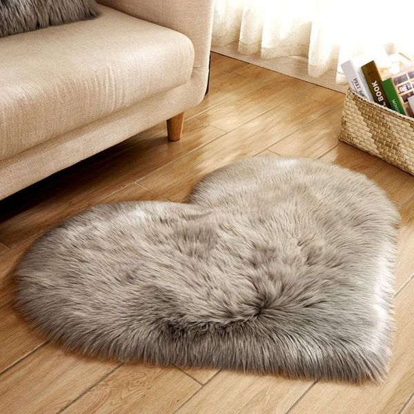 

carpets 2# wool imitation sheepskin rugs faux fu r non slip bedroom shaggy carpet mats home decoration small tapetes de sala