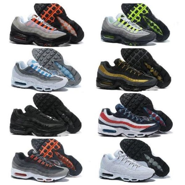 

2021 sports sneakers 95 i8 mens shoes classic tripel white black women running shoes cushion authentic trainers size 5.5-12