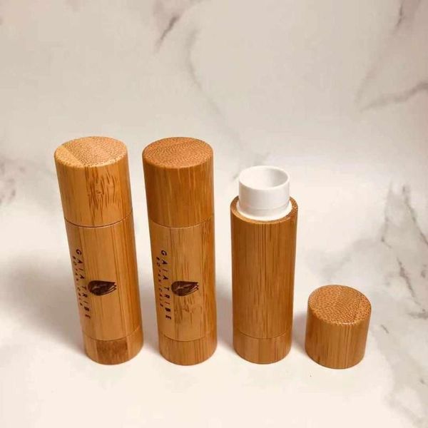 

storage bottles & jars oem logo bamboo empty lip gross container lipstick tube diy tubes creative design wooden