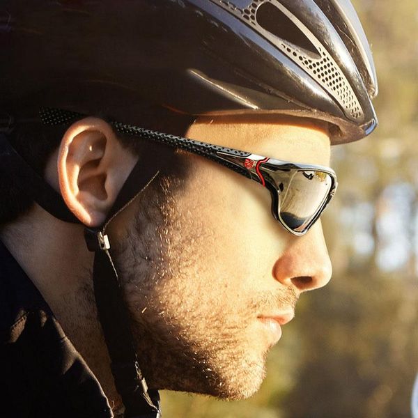 

fashion sunglasses frames polarized men and women sports outdoor riding glasses driving mountaineering fishing golf cool, Black